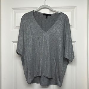 WHBM gray and silver tee